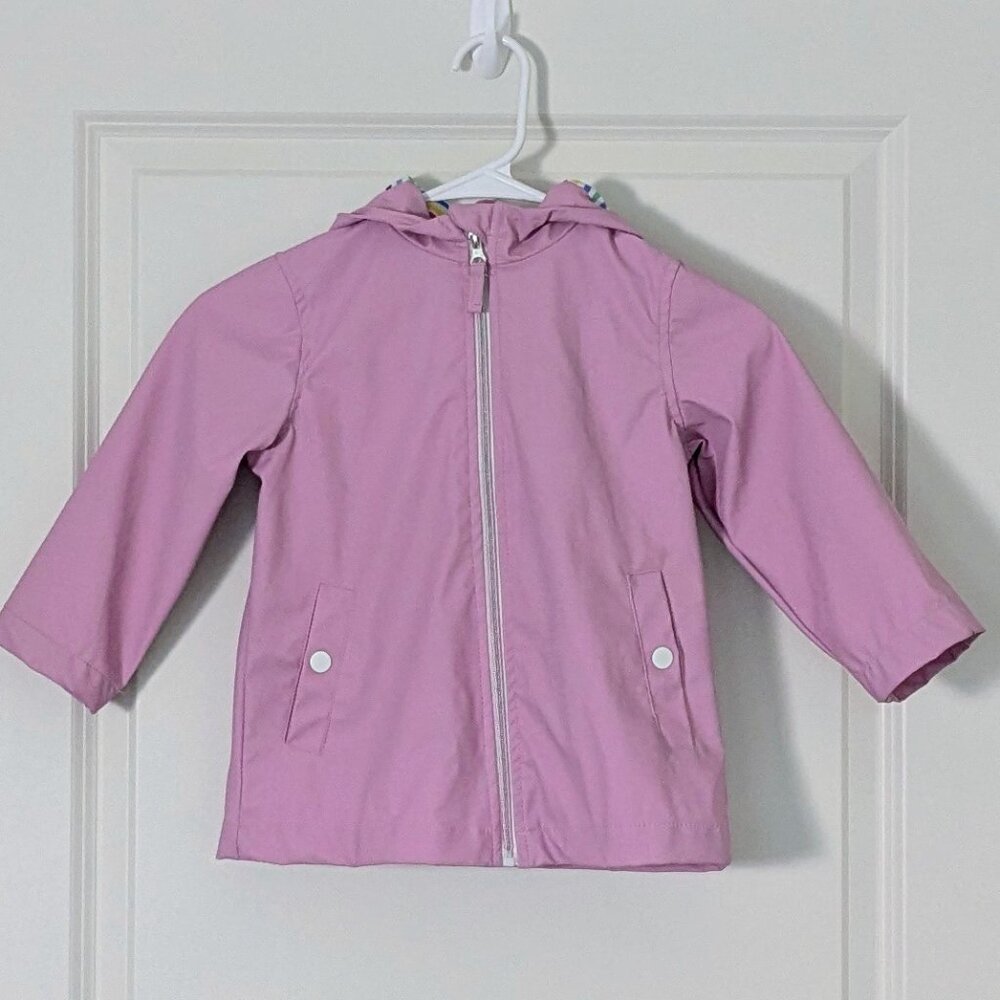 PINK PLATINUM Girls Hooded Raincoat Size 3T Pink